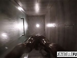 Jezebelle Bond super-steamy super hot bathroom